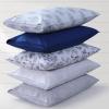 imageTribeca Living Cotton Percale Queen Size Bed Sheet Set 300 Thread Count Extra Deep Pockets MulticolorEvelyn