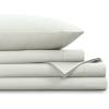 imageTribeca Living Cotton Percale Queen Size Bed Sheet Set 300 Thread Count Extra Deep Pockets MulticolorSand
