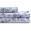imageTribeca Living Cotton Percale Queen Size Bed Sheet Set 300 Thread Count Extra Deep Pockets MulticolorMargot