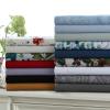 imageTribeca Living 120MFSHEETTWXCP UltraSoft Solid Deep Pocket 4Piece Sheet Set Twin XL Chili Pepper RedGlazed Ginger