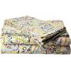 imageTribeca Living 300 Thread Count Fiji Paisley Printed Egyptian Cotton Deep Pocket Sheet Set Twin MulticolorMulticolor