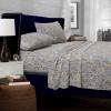 imageTribeca Living 300 Thread Count Fiji Paisley Printed Egyptian Cotton Deep Pocket Sheet Set Twin MulticolorMulticolor
