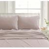 imageTribeca Living CHREVESNSHTW Deep Pocket Sheet Set Twin Xmas Eve SnowflakesOatmeal