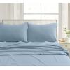 imageTribeca Living CHREVESNSHTW Deep Pocket Sheet Set Twin Xmas Eve SnowflakesReindeer