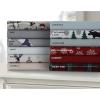imageTribeca Living CHREVESNSHTW Deep Pocket Sheet Set Twin Xmas Eve SnowflakesSilver Green