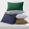imageTribeca Living Crisp and Smooth Egyptian Cotton Percale Solid Sheets and Pillowcase Set Extra Deep Pocket 350 Thread Count 4Piece Luxury Bedding California King Light IvoryEarth Oak