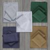 imageTribeca Living Crisp and Smooth Egyptian Cotton Percale Solid Sheets and Pillowcase Set Extra Deep Pocket 350 Thread Count 4Piece Luxury Bedding California King Light IvoryEarth Oak