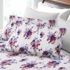 imageTribeca Living 200GSM Rose Garden Printed Deep Pocket Flannel Sheet Set Twin