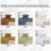 imageTribeca Living Cal King Fitted Sheet Soft Egyptian Cotton Sateen Solid Sheets Extra Deep Pocket 500 Thread Count Luxury Bedding Midnight Blue