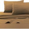 imageTribeca Living Cal King Flat Sheet Soft Egyptian Cotton Sateen Solid Sheets Oversized 500 Thread Count Luxury Bedding Midnight BlueCaf