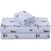 imageTribeca Living Cotton Flannel Standard Pillowcases UltraSoft Portuguese Printed Flannel Bedding Set of 2 Elsa SnowflakesElsa Snowflakes
