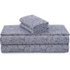 imageTribeca Living Cotton Flannel Standard Pillowcases UltraSoft Portuguese Printed Flannel Bedding Set of 2 Elsa SnowflakesLudovica Paisley