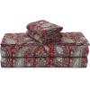 imageTribeca Living Cotton Flannel Standard Pillowcases UltraSoft Portuguese Printed Flannel Bedding Set of 2 Elsa SnowflakesNatalia Paisley