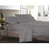 imageTribeca Living Soft Egyptian Cotton Sateen Solid Sheets and Pillowcase Set Deep Pocket 600 Thread Count 6Piece Luxury Bedding California King ClaySilver Grey