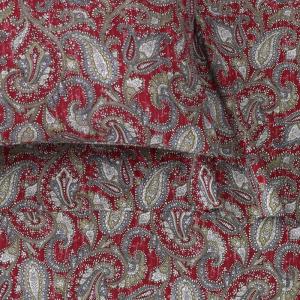 imageTribeca Living Cotton Flannel King Pillowcases UltraSoft Portuguese Printed Flannel Bedding Set of 2 Natalia PaisleyNatalia Paisley