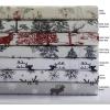 imageTribeca Living 100 Cotton Flannel Sheet Set  200 GSM Deep Pocket Ultra Soft ampamp Cozy Full Deer Toile CharcoalDeer Toile Deep Red