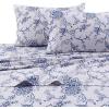 imageTribeca Living 100 Cotton Flannel Sheet Set  200 GSM Deep Pocket Ultra Soft ampamp Cozy Full Deer Toile CharcoalFloral