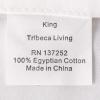 imageTribeca Living California King Bed Sheet Set Soft Egyptian Cotton Sateen Solid Sheets and Pillowcase Set Extra Deep Pocket 800 Thread Count 4Piece Luxury Bedding WhiteWhite
