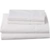 imageTribeca Living California King Bed Sheet Set Soft Egyptian Cotton Sateen Solid Sheets and Pillowcase Set Extra Deep Pocket 800 Thread Count 4Piece Luxury Bedding WhiteWhite