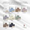 imageTribeca Living California King Bed Sheet Set Soft Egyptian Cotton Sateen Solid Sheets and Pillowcase Set Extra Deep Pocket 800 Thread Count 4Piece Luxury Bedding WhiteCaf