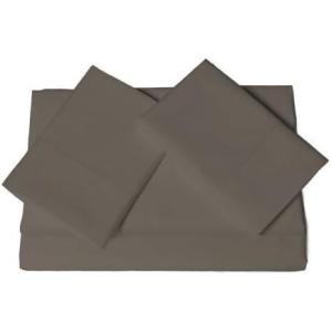 imageTribeca Living California King Bed Sheet Set Soft Egyptian Cotton Sateen Solid Sheets and Pillowcase Set Extra Deep Pocket 800 Thread Count 4Piece Luxury Bedding WhiteSteel