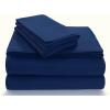 imageTribeca Living Full Luxury Solid Flannel Deep Pocket Sheet Set CamelCamel