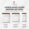 imageTribeca Living Velvet Floral Printed Queen Duvet Cover Set Soft Touch Oversized Luxury Three Piece Set Includes One Duvet Cover and Sham Pillowcases Amara IndigoPariza Multicolor
