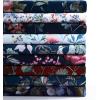 imageTribeca Living Velvet Floral Printed Queen Duvet Cover Set Soft Touch Oversized Luxury Three Piece Set Includes One Duvet Cover and Sham Pillowcases Amara IndigoZara Multicolor