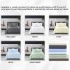 image300 Thread Count Rayon from Bamboo Oversized Duvet Cover Set Queen White