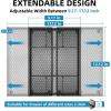 imageMarbrasse Expandable Desk Drawer Organizer Mesh Drawer Organizer Tray with 10 Adjustable Compartments Desk Organizers and Accessories 5 Dividers Drawer for Office Supplies Makeup ampamp Vanity BlackBlack2P
