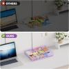 imageMarbrasse Expandable Desk Drawer Organizer Mesh Drawer Organizer Tray with 10 Adjustable Compartments Desk Organizers and Accessories 5 Dividers Drawer for Office Supplies Makeup ampamp Vanity BlackExpandablePurple