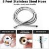 imageMarbrasse High Pressure Shower Head 3Settings Handheld Showerhead with ONOff Full Shutoff Push Button and Switch to Control Flow AngleAdjustable Water Saving Body SpraysChromeShower Head with Bracket
