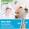 imageMarbrasse High Pressure Shower Head 3Settings Handheld Showerhead with ONOff Full Shutoff Push Button and Switch to Control Flow AngleAdjustable Water Saving Body SpraysChromeChrome