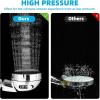 imageMarbrasse High Pressure Shower Head 3Settings Handheld Showerhead with ONOff Full Shutoff Push Button and Switch to Control Flow AngleAdjustable Water Saving Body SpraysChromeChrome  2Pack
