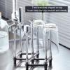 imageMarbrasse Retractable Cup Drying Rack Drinking Glass and Sports Bottle Drainer Stand Plastic Bag Dryer with NonSlip Bottom for Kitchen Countertop1p