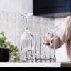 imageMarbrasse Retractable Cup Drying Rack Drinking Glass and Sports Bottle Drainer Stand Plastic Bag Dryer with NonSlip Bottom for Kitchen Countertop2p