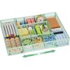 imageMarbrasse Expandable Desk Drawer Organizer Mesh Drawer Organizer Tray with 10 Adjustable Compartments Desk Organizers and Accessories 5 Dividers Drawer for Office Supplies Makeup ampamp Vanity BlackExpandableGreen