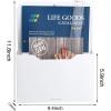 imageMagnetic File Holder  Magnetic Paper Holder Pocket Organizer Office Supplies Storage Mail Organizer for NotebooksPlannersLetter 1 Pack2 Pack