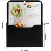 imageMagnetic File Holder  Magnetic Paper Holder Pocket Organizer Office Supplies Storage Mail Organizer for NotebooksPlannersLetter 1 Pack2Pack LBlack