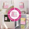 imageMagnetic File Holder  Magnetic Paper Holder Pocket Organizer Office Supplies Storage Mail Organizer for NotebooksPlannersLetter 1 PackPink Holderl