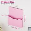 imageMagnetic File Holder  Magnetic Paper Holder Pocket Organizer Office Supplies Storage Mail Organizer for NotebooksPlannersLetter 1 PackPink Holderl