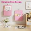 imageMagnetic File Holder  Magnetic Paper Holder Pocket Organizer Office Supplies Storage Mail Organizer for NotebooksPlannersLetter 1 PackPink Holderl