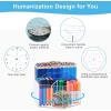 imageMarbrasse Acrylic Pen Holder 360degree Rotating Clear Pen Organizer for Desk Desktop Stationery Organizer Caddy for Office School Home ampamp Art Supplies Acrylic HexagonHexagon