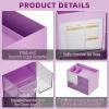imageMarbrasse Desk Organizer with 3 Drawer MultiFunctional Pencil Pen Holder for Desk Desk Organizers and Accessories with 4 Compartments Desktop Organizer Storage for Office Home Art Supplies WhitePurple