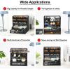imageMarbrasse Mesh Desk Organizer MultiFunctional Pen Holder Desktop Stationary Organizer Storage Rack for School Home Office Art Supplies Mesh Pen HolderBalck Mesh Pen Holder with Drawer