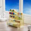 imageMarbrasse Mesh Pen Holder for Desk MultiFunctional Pencil Organizer with Drawer Desk Organizers and Accessories for Office Art Supplies BlackGoldApplies to Marker Pens Only