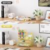 imageMarbrasse Mesh Pen Holder for Desk MultiFunctional Pencil Organizer with Drawer Desk Organizers and Accessories for Office Art Supplies BlackGoldApplies to Marker Pens Only