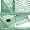 imageMarbrasse Mesh Pen Holder for Desk MultiFunctional Pencil Organizer with Drawer Desk Organizers and Accessories for Office Art Supplies BlackGreen
