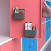 imageMagnetic Dry Erase Marker HolderPen and Eraser Holder for WhiteboardMagnet Pencil Cup Utility Storage Organizer for Office Refrigerator Locker and Metal Cabinets 2 PackGrey