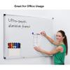 imageMagnetic Dry Erase Marker HolderPen and Eraser Holder for WhiteboardMagnet Pencil Cup Utility Storage Organizer for Office Refrigerator Locker and Metal Cabinets 2 Pack2 Pack